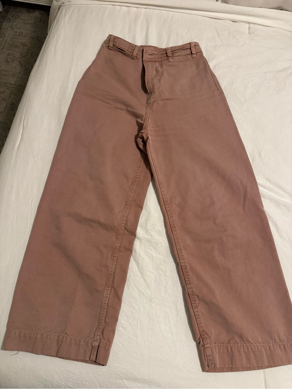 We The Free Wide Leg Jeans in Dusty Mauve